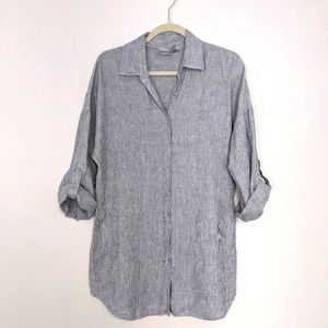 Linen Button Down Tunic/Blouse - Chico's